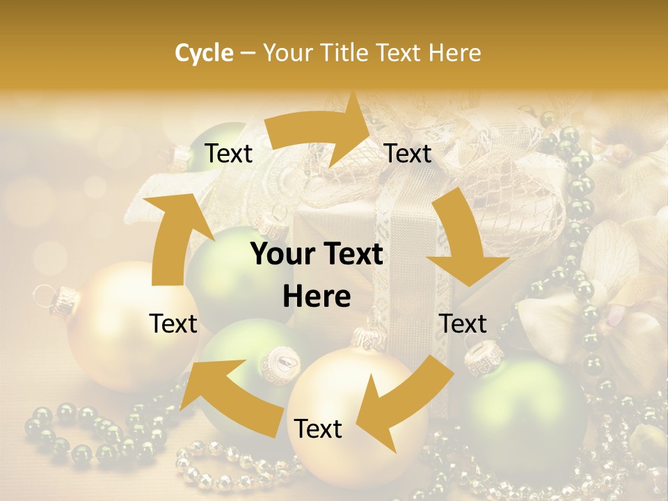 Magic Year Yellow PowerPoint Template