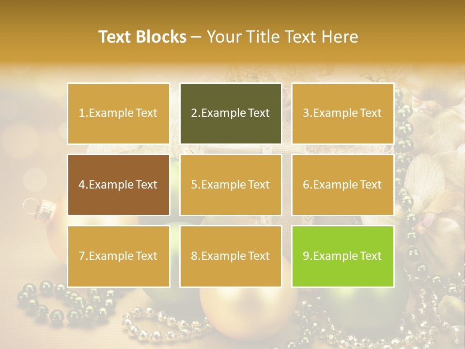 Magic Year Yellow PowerPoint Template