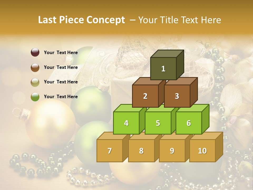 Magic Year Yellow PowerPoint Template