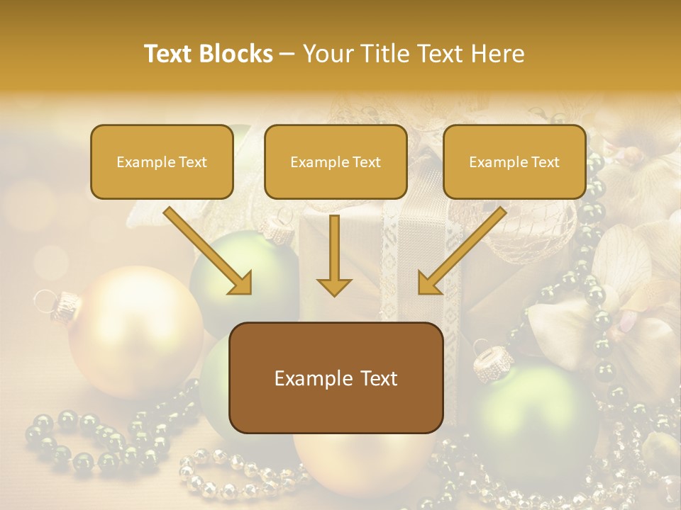 Magic Year Yellow PowerPoint Template