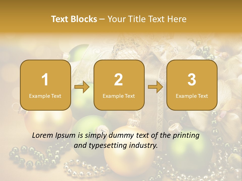 Magic Year Yellow PowerPoint Template