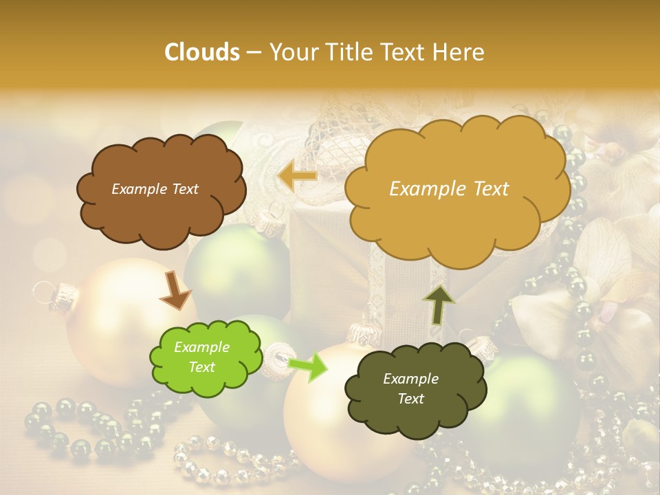 Magic Year Yellow PowerPoint Template
