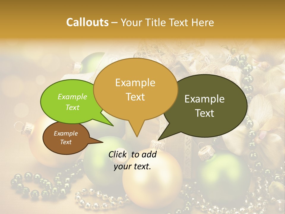 Magic Year Yellow PowerPoint Template