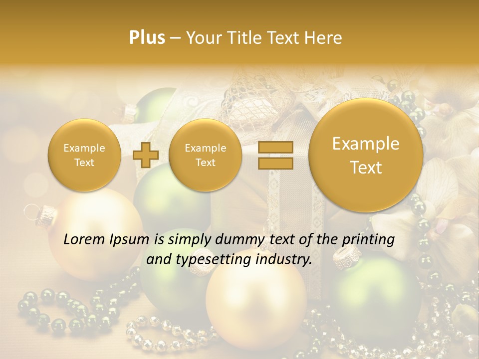 Magic Year Yellow PowerPoint Template