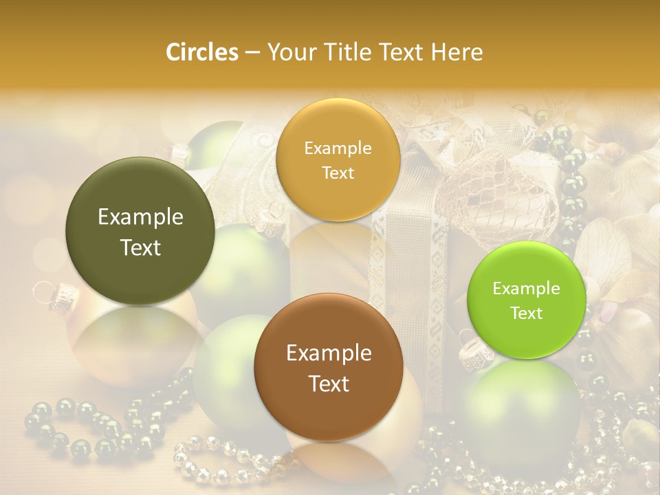 Magic Year Yellow PowerPoint Template