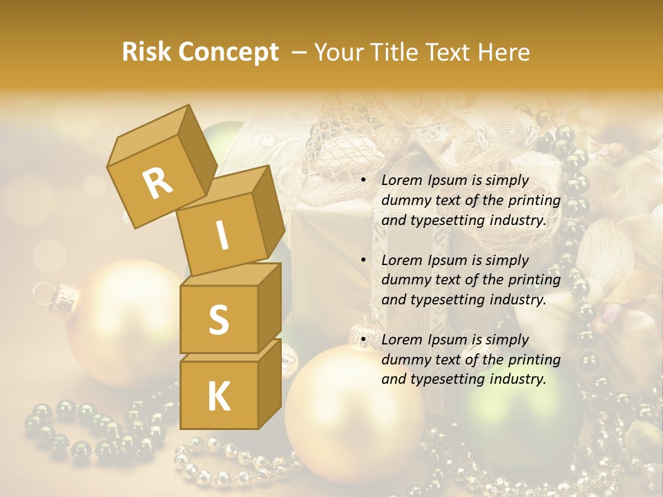 Magic Year Yellow PowerPoint Template