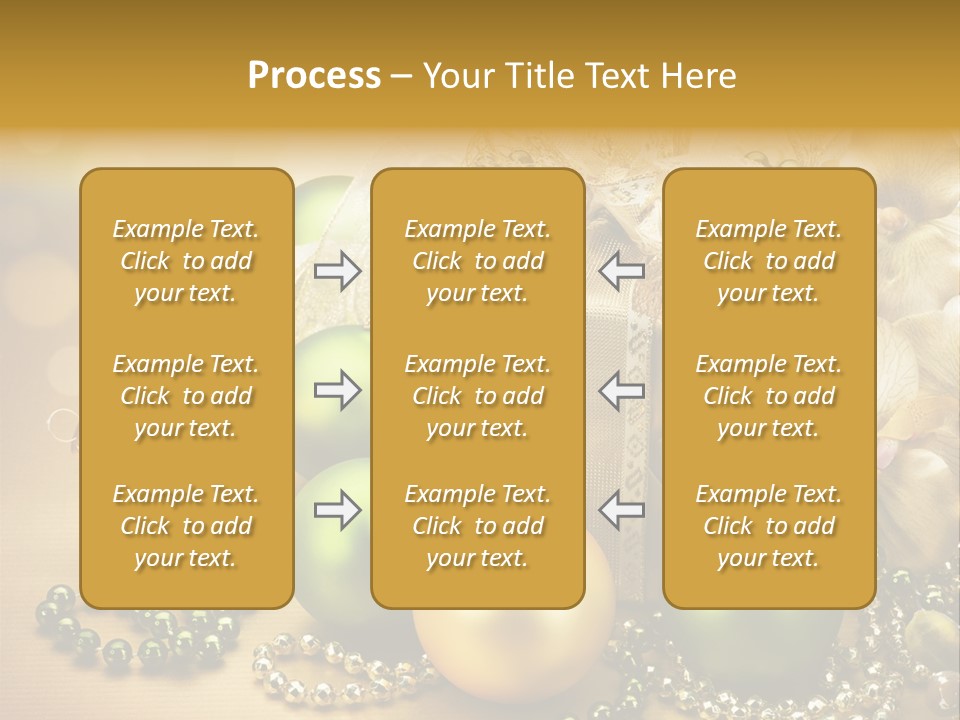 Magic Year Yellow PowerPoint Template