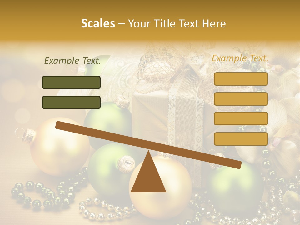 Magic Year Yellow PowerPoint Template