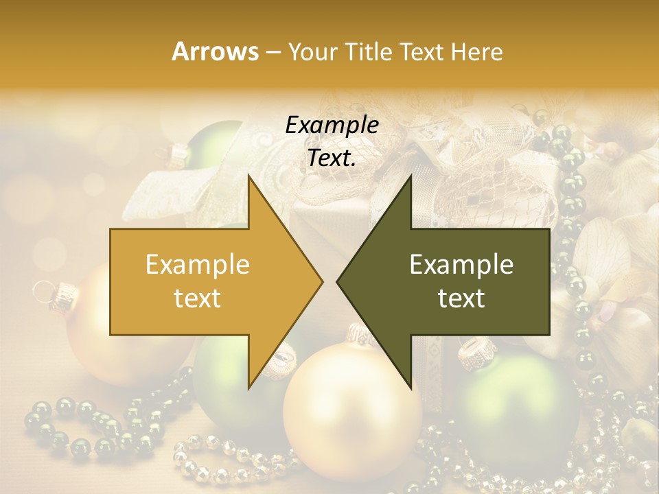 Magic Year Yellow PowerPoint Template