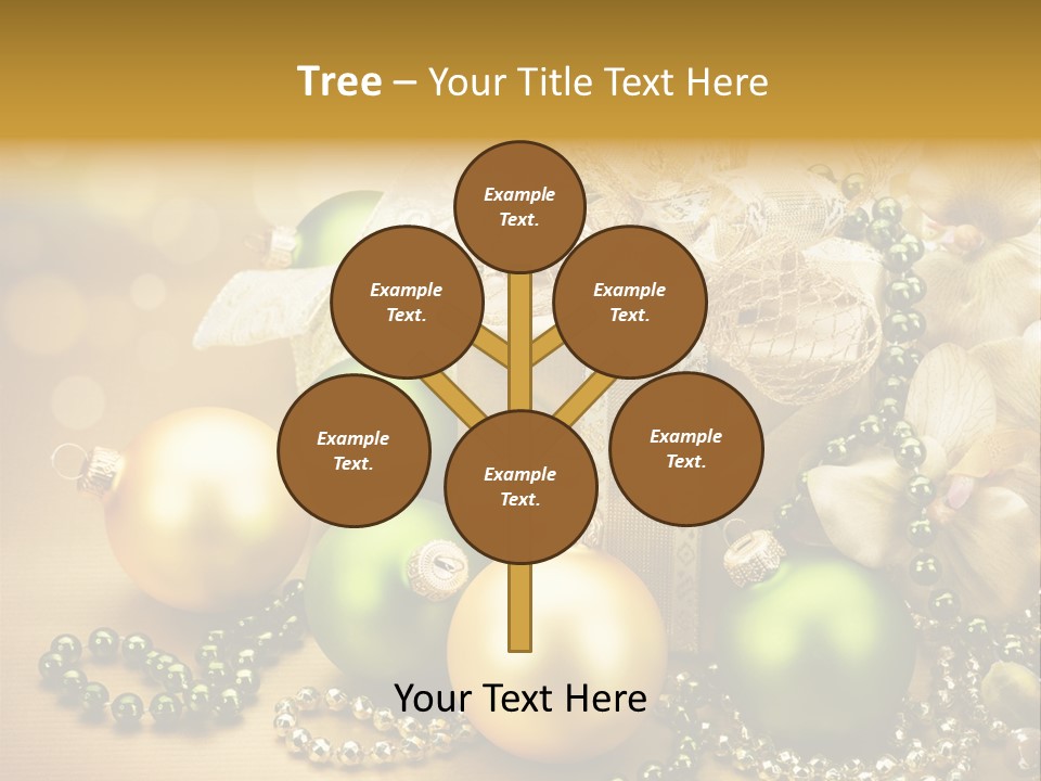 Magic Year Yellow PowerPoint Template