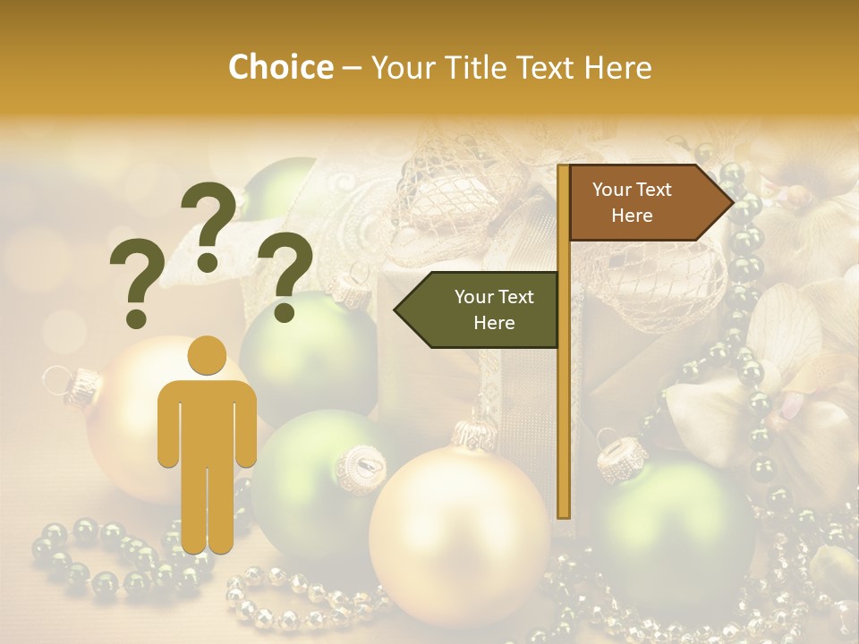 Magic Year Yellow PowerPoint Template