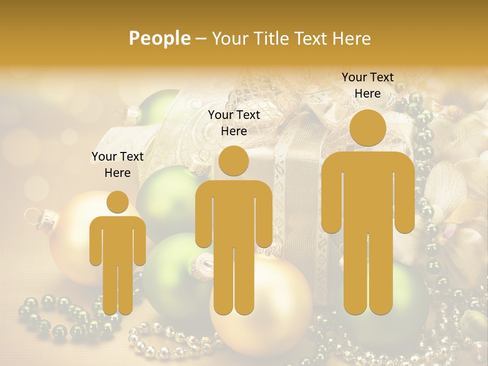 Magic Year Yellow PowerPoint Template