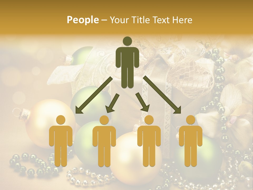 Magic Year Yellow PowerPoint Template