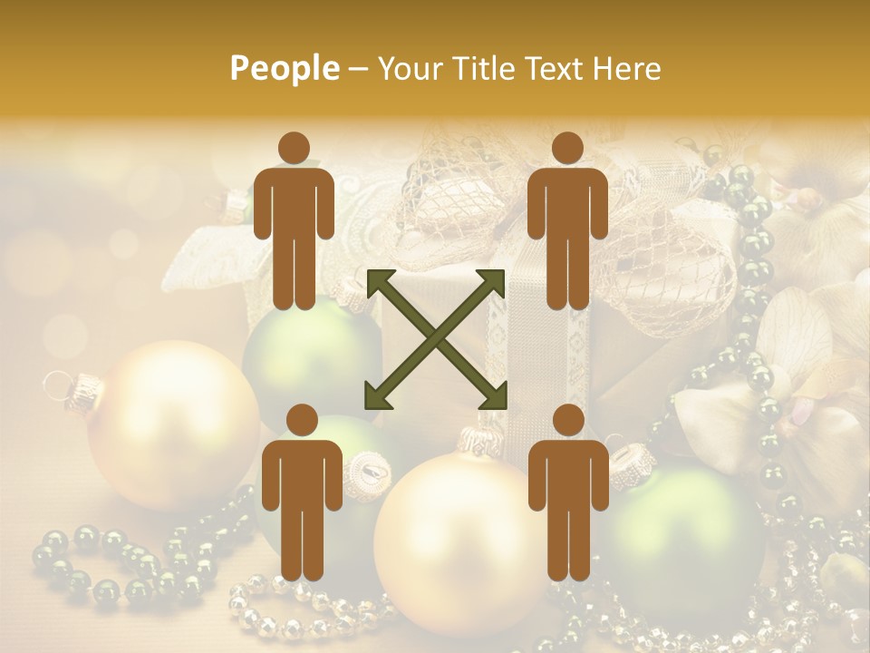 Magic Year Yellow PowerPoint Template