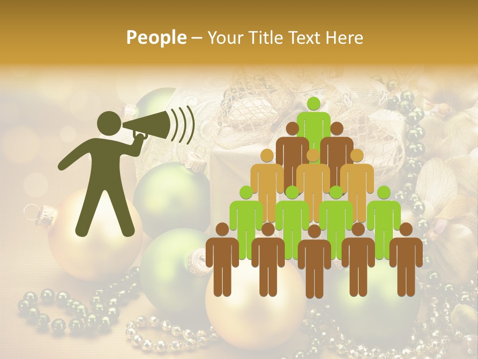 Magic Year Yellow PowerPoint Template