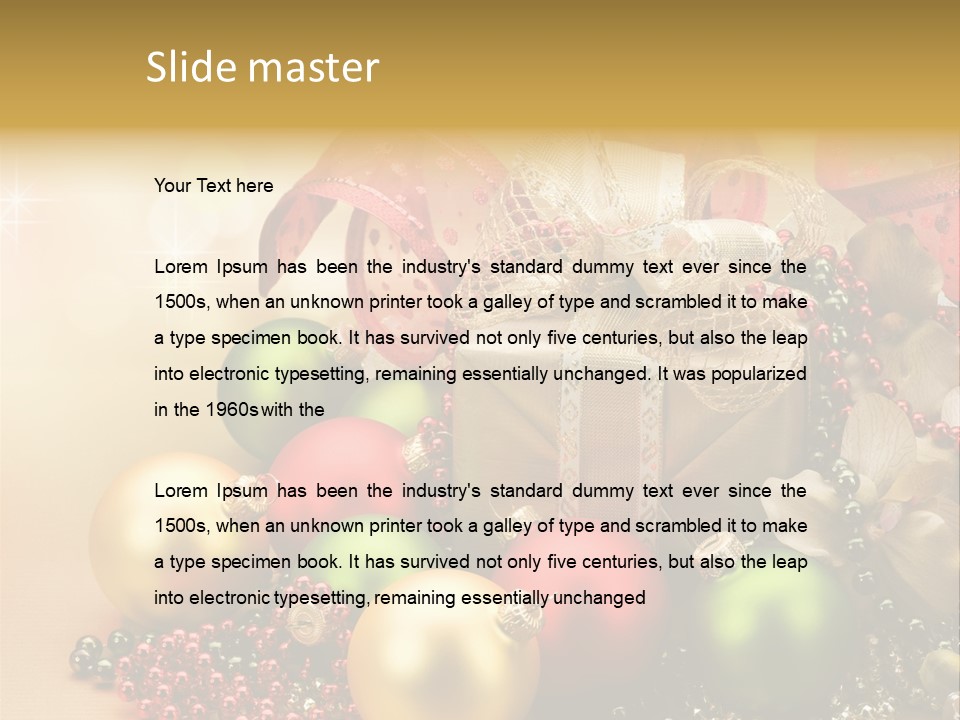 Light Ball Vintage PowerPoint Template