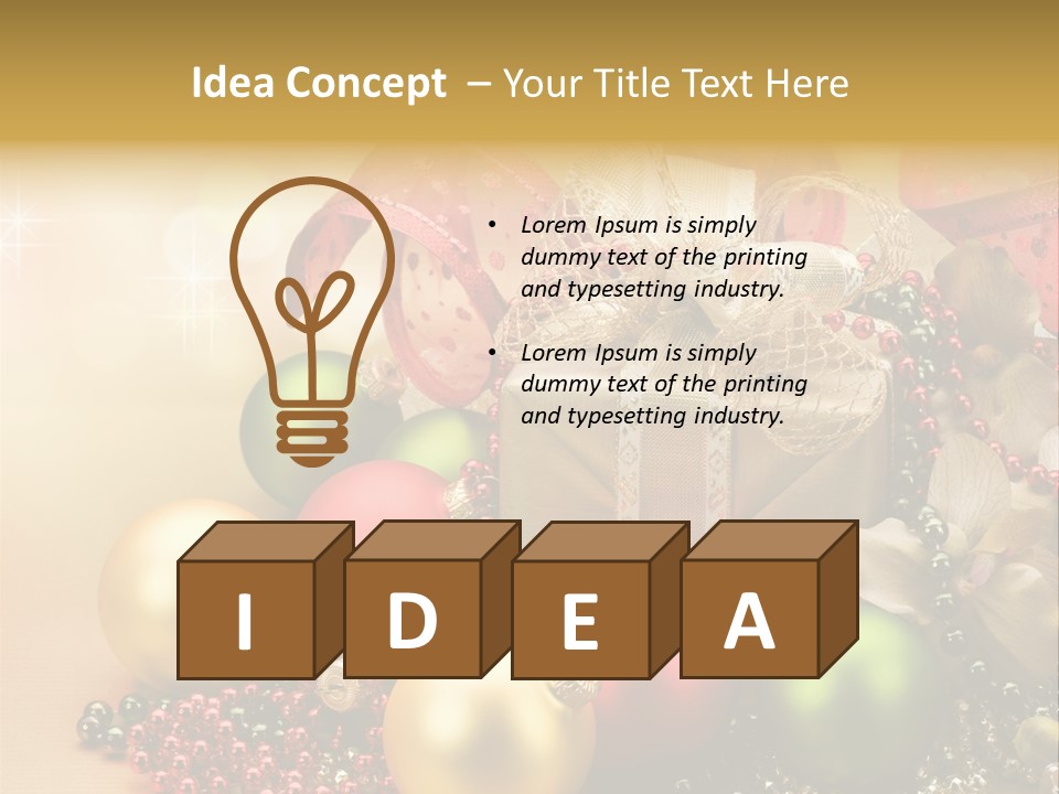 Light Ball Vintage PowerPoint Template