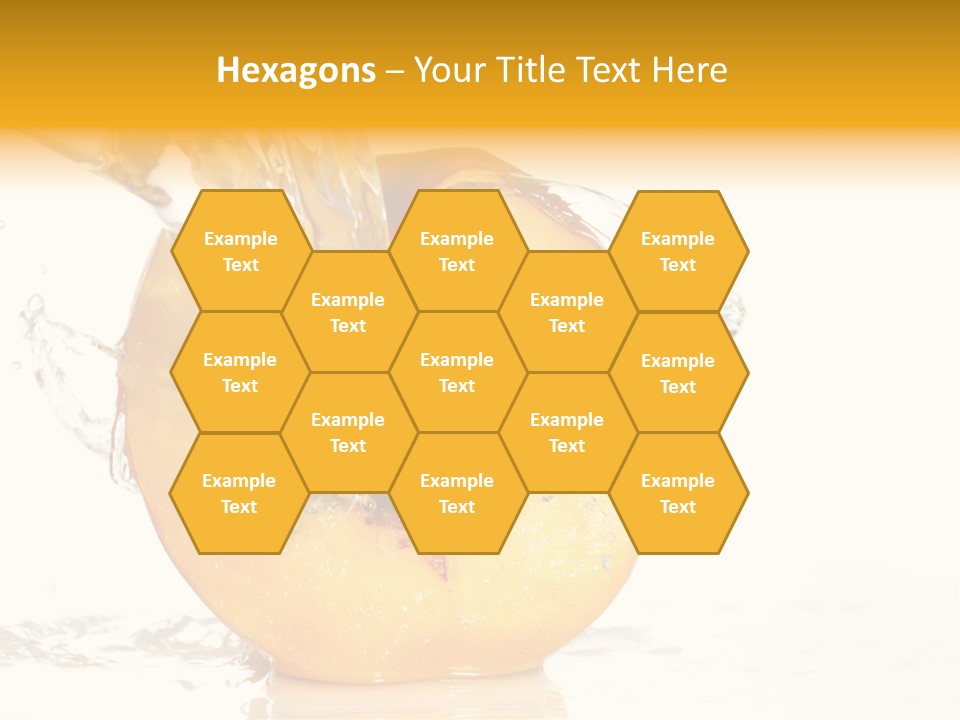 White Orange Colors PowerPoint Template