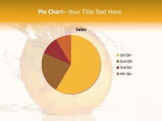 White Orange Colors PowerPoint Template