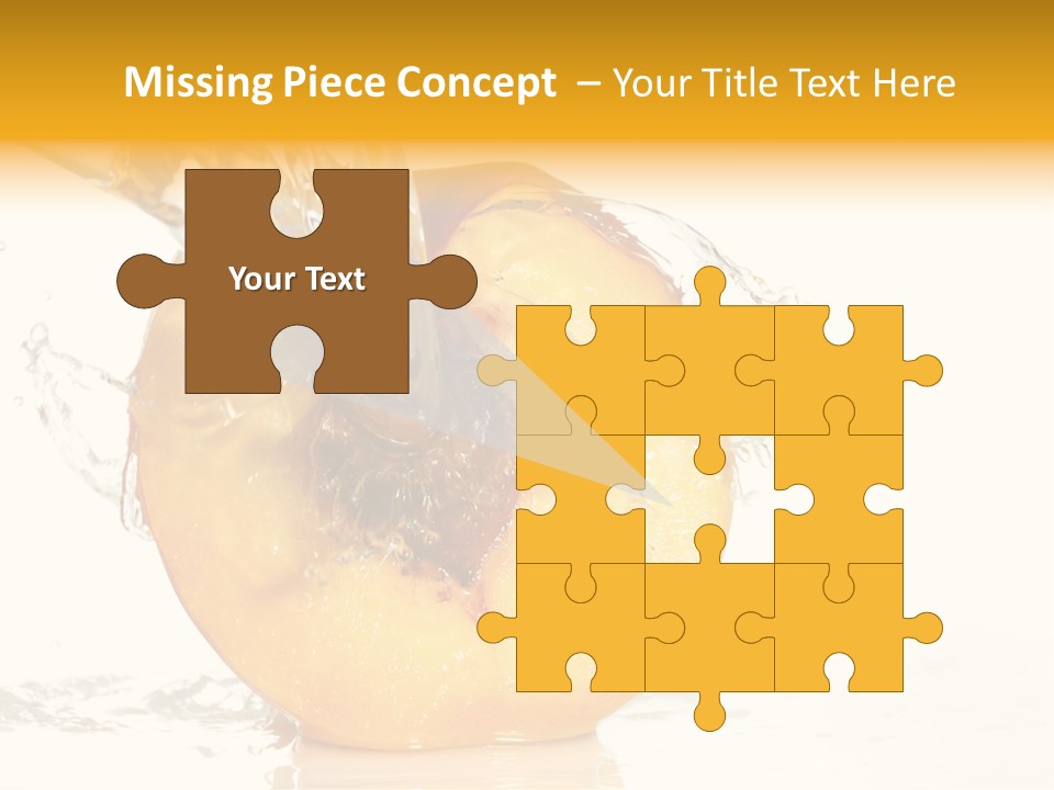 White Orange Colors PowerPoint Template