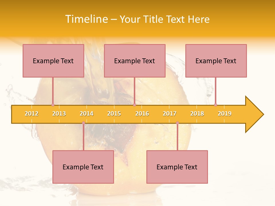 White Orange Colors PowerPoint Template