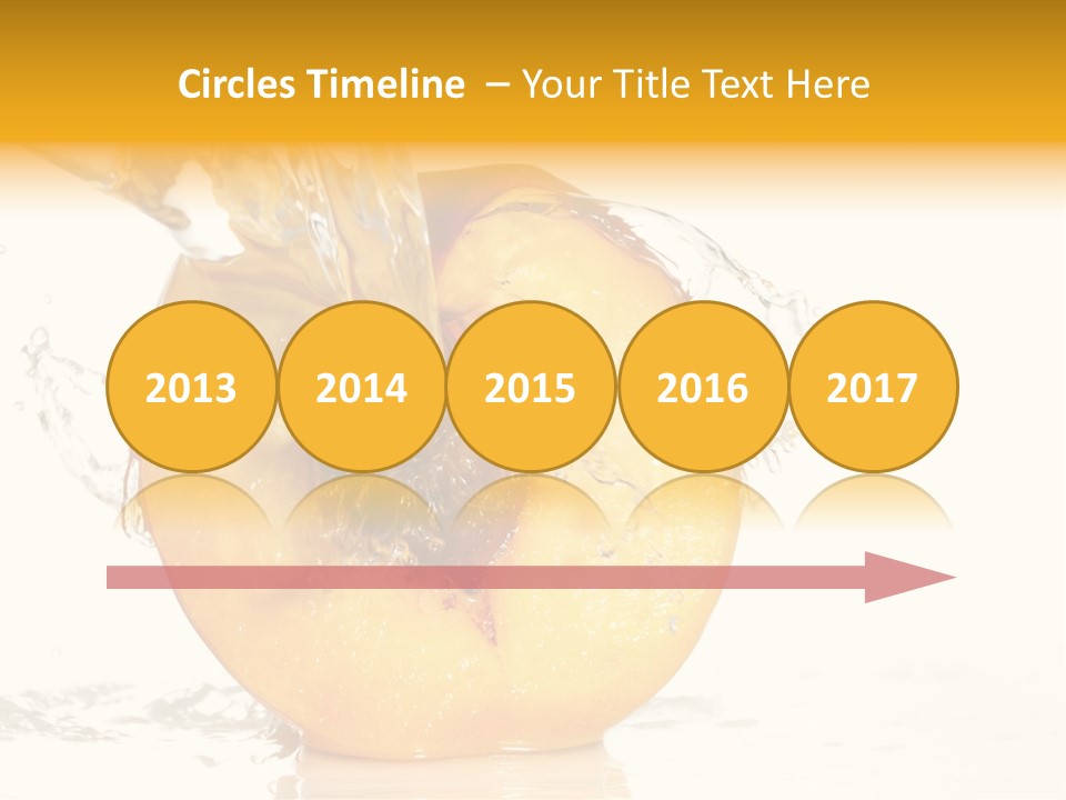 White Orange Colors PowerPoint Template