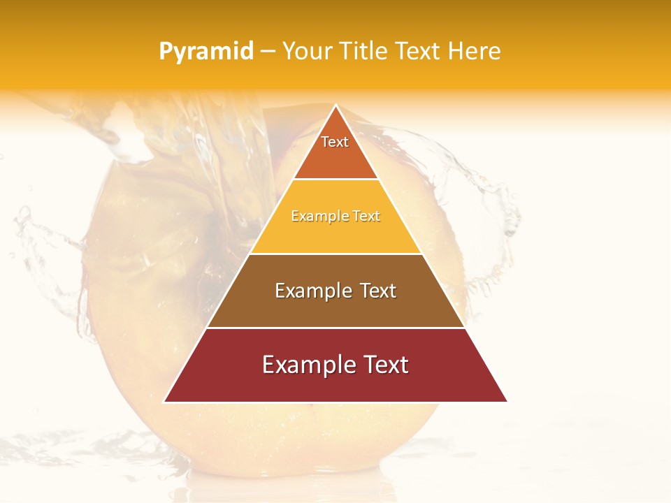 White Orange Colors PowerPoint Template