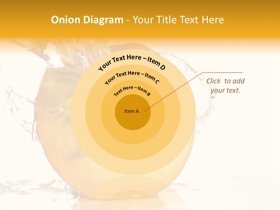 White Orange Colors PowerPoint Template