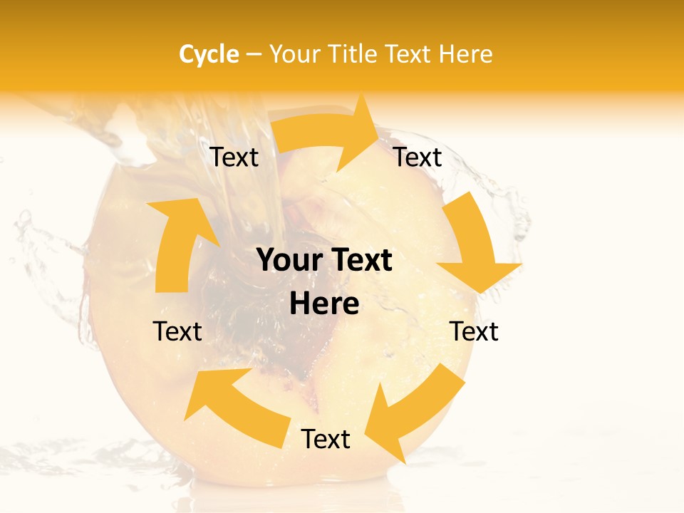 White Orange Colors PowerPoint Template