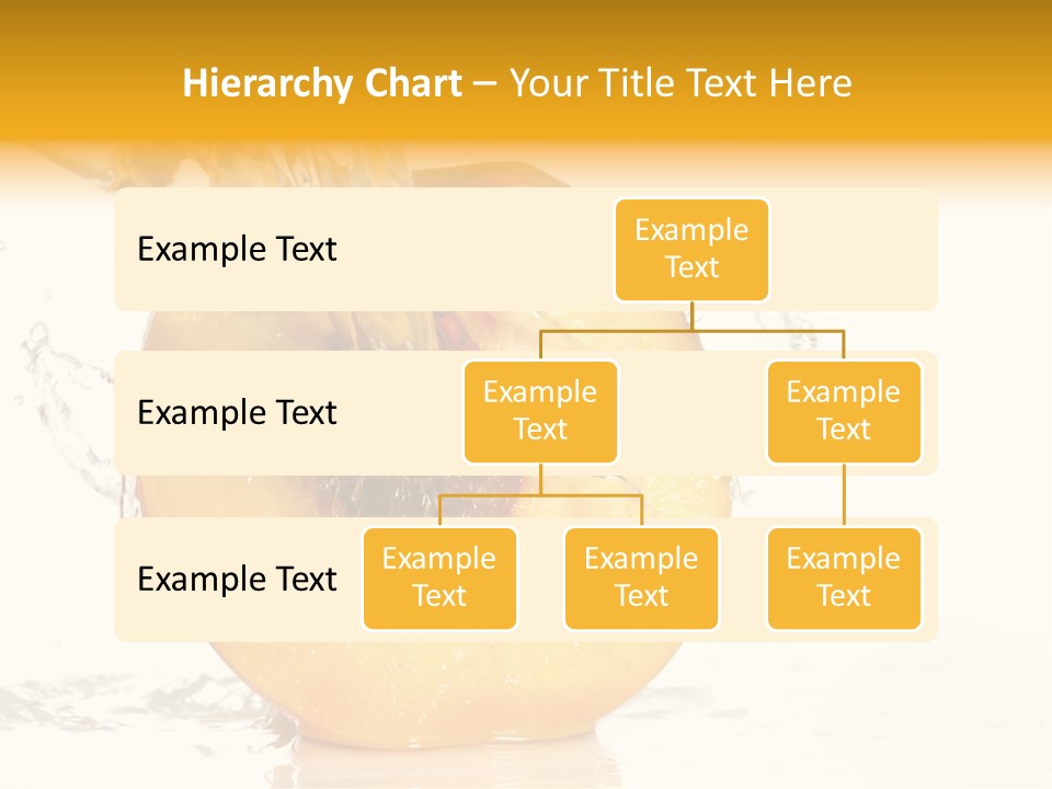 White Orange Colors PowerPoint Template
