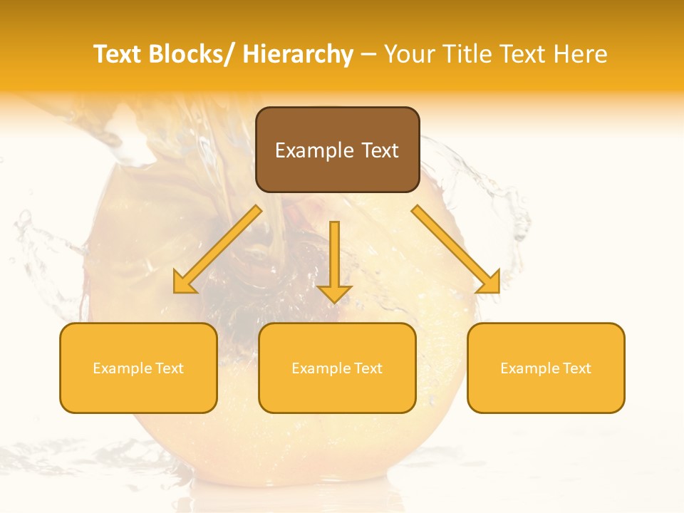 White Orange Colors PowerPoint Template