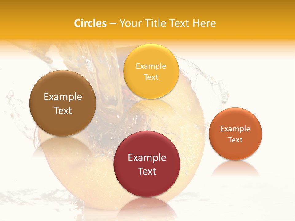 White Orange Colors PowerPoint Template