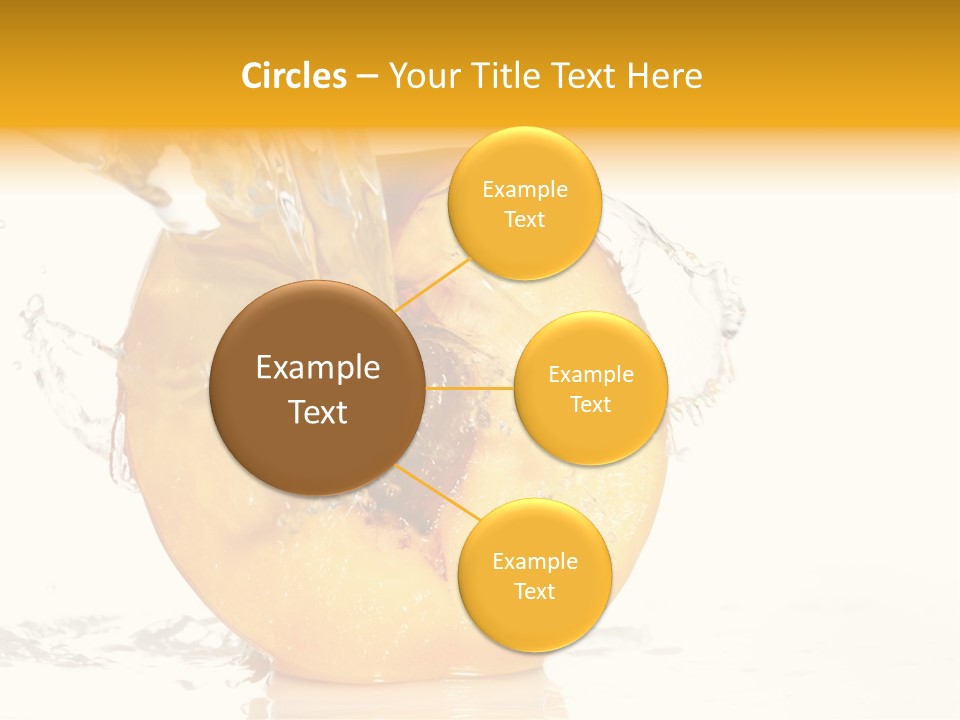 White Orange Colors PowerPoint Template