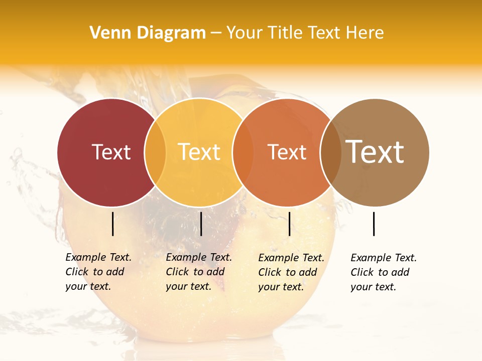 White Orange Colors PowerPoint Template