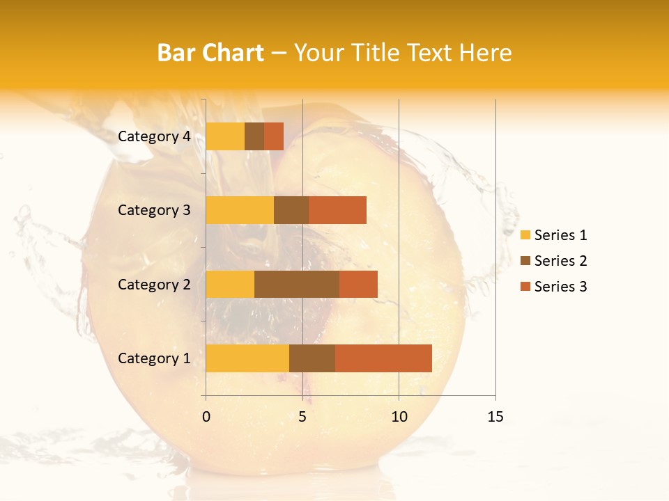 White Orange Colors PowerPoint Template
