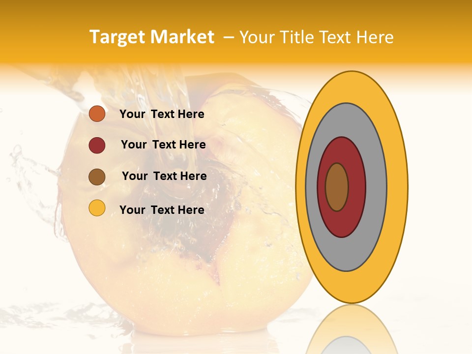 White Orange Colors PowerPoint Template