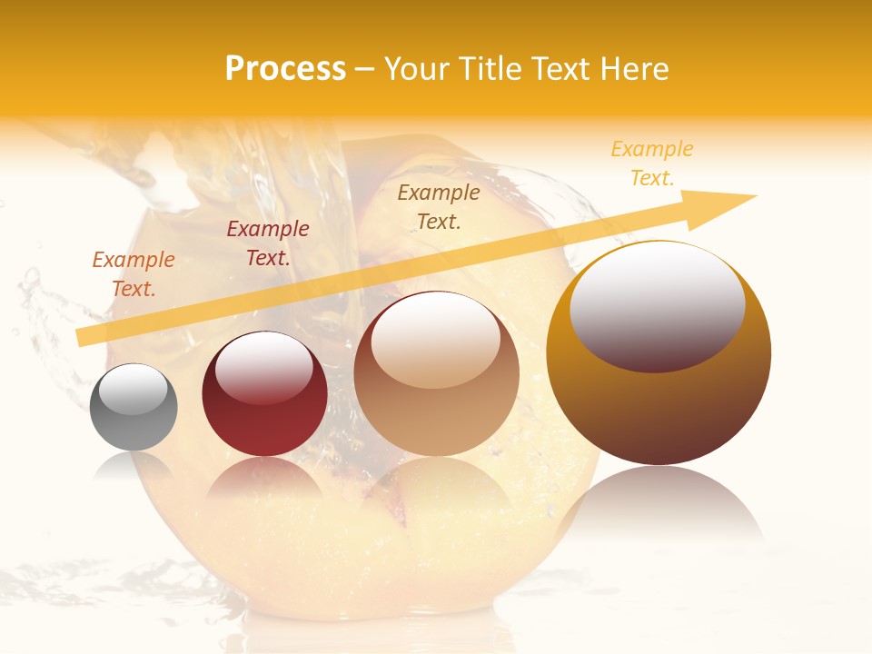 White Orange Colors PowerPoint Template