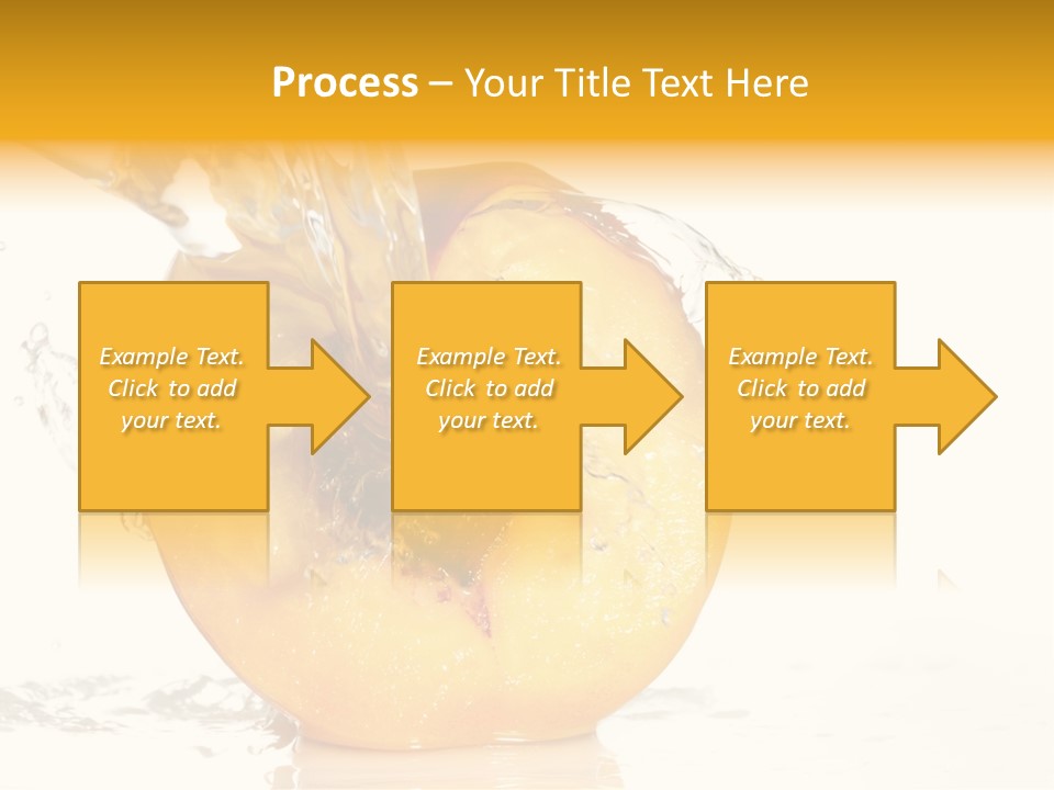White Orange Colors PowerPoint Template