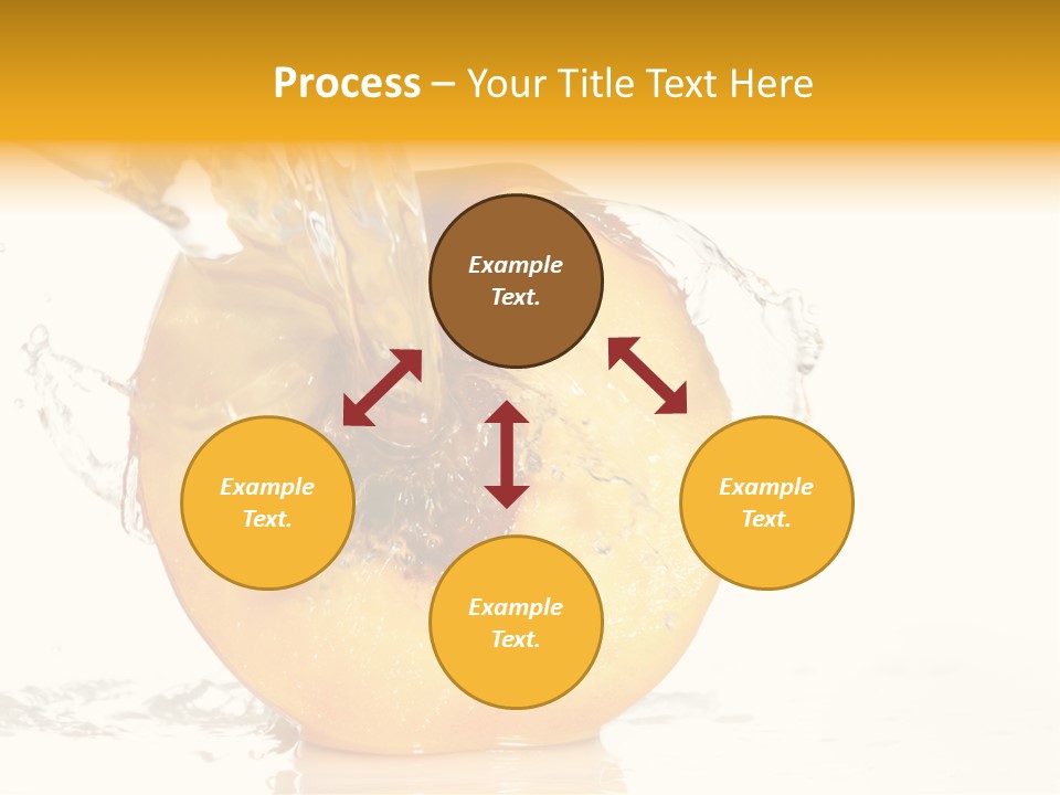 White Orange Colors PowerPoint Template