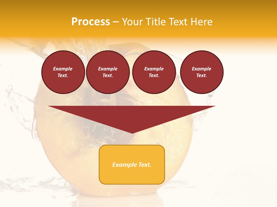 White Orange Colors PowerPoint Template