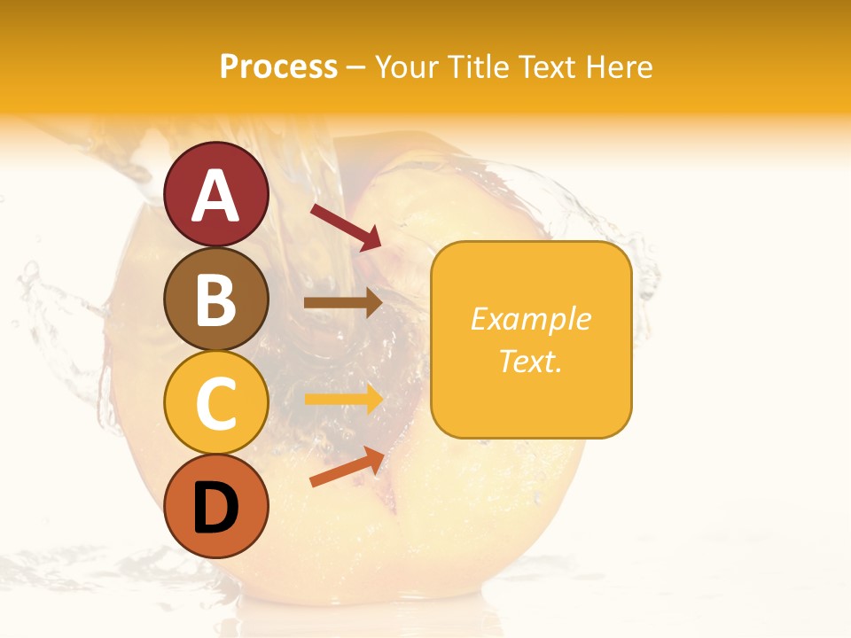 White Orange Colors PowerPoint Template