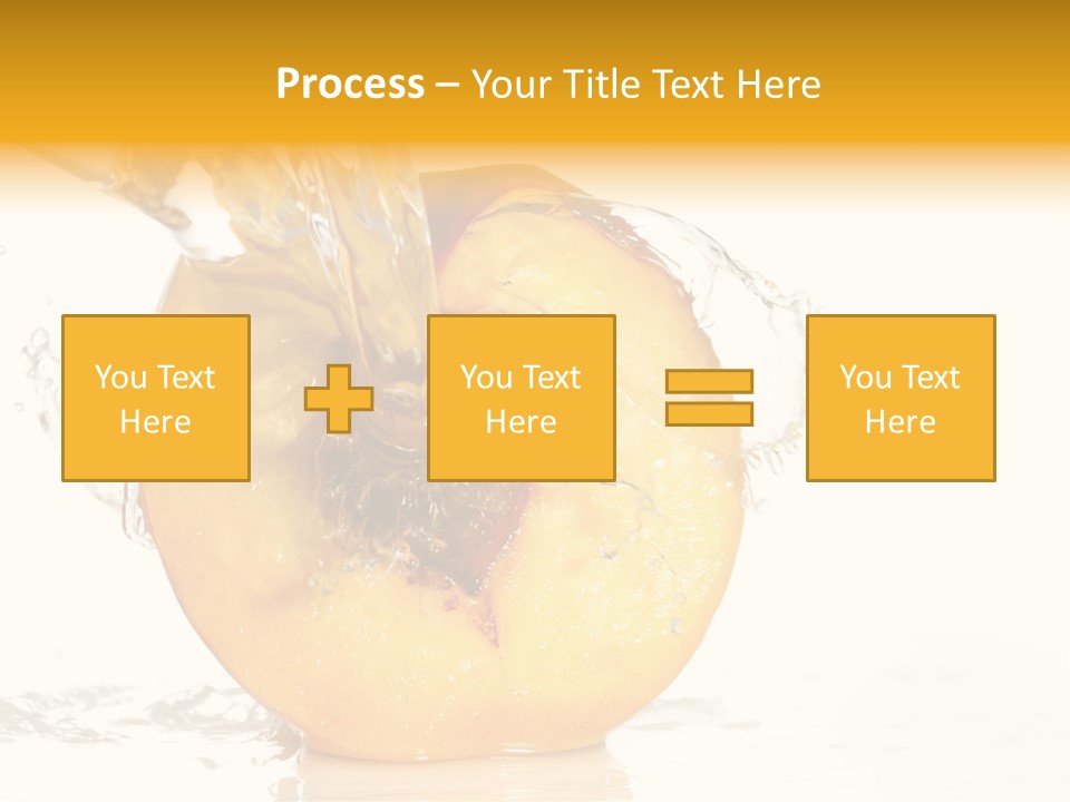 White Orange Colors PowerPoint Template