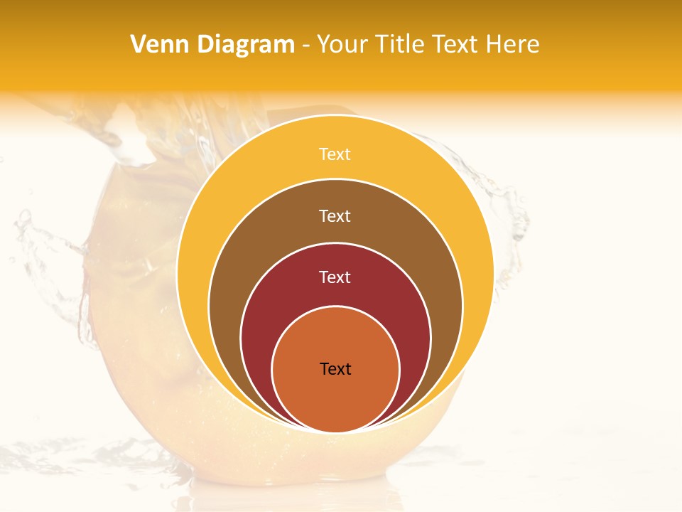 White Orange Colors PowerPoint Template