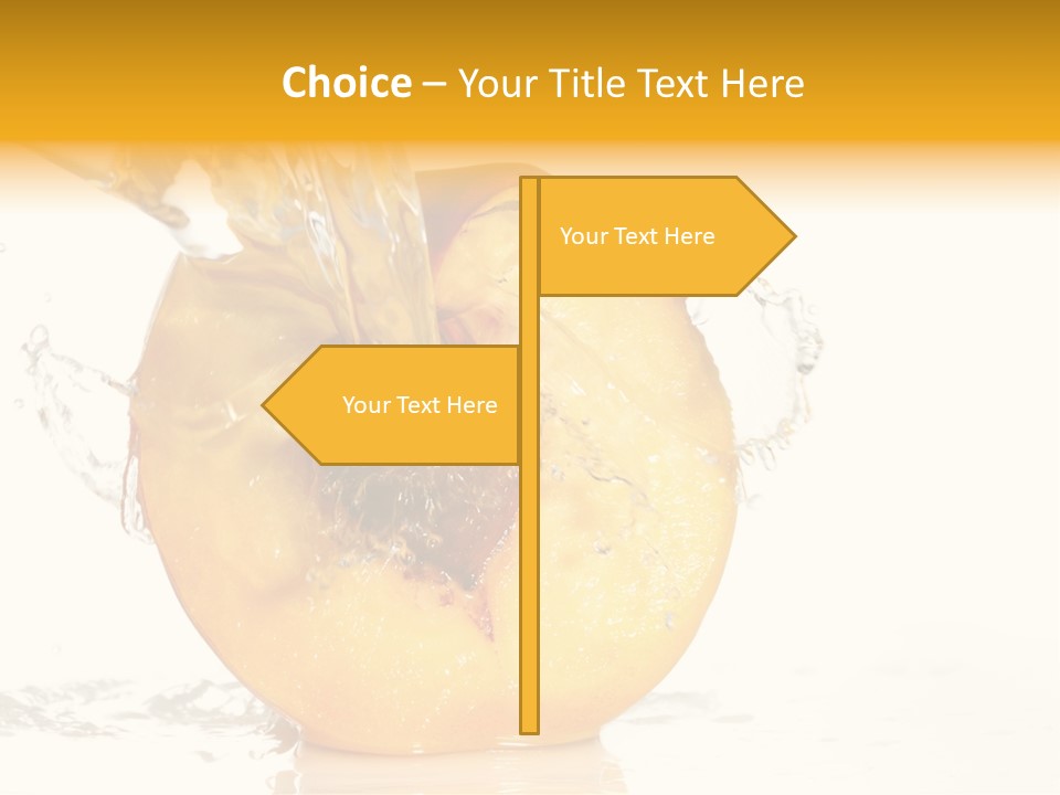 White Orange Colors PowerPoint Template