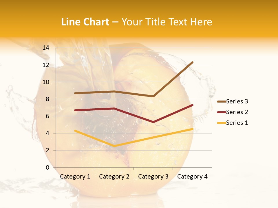White Orange Colors PowerPoint Template