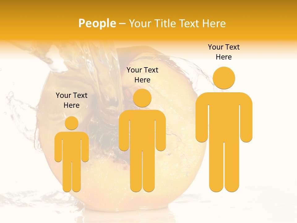 White Orange Colors PowerPoint Template