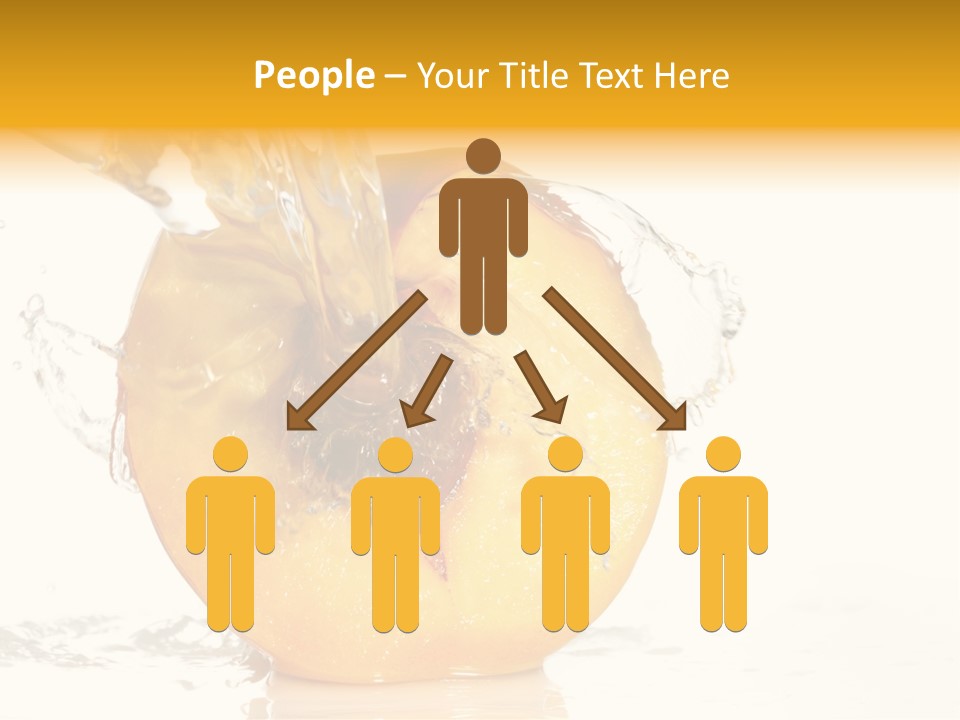 White Orange Colors PowerPoint Template