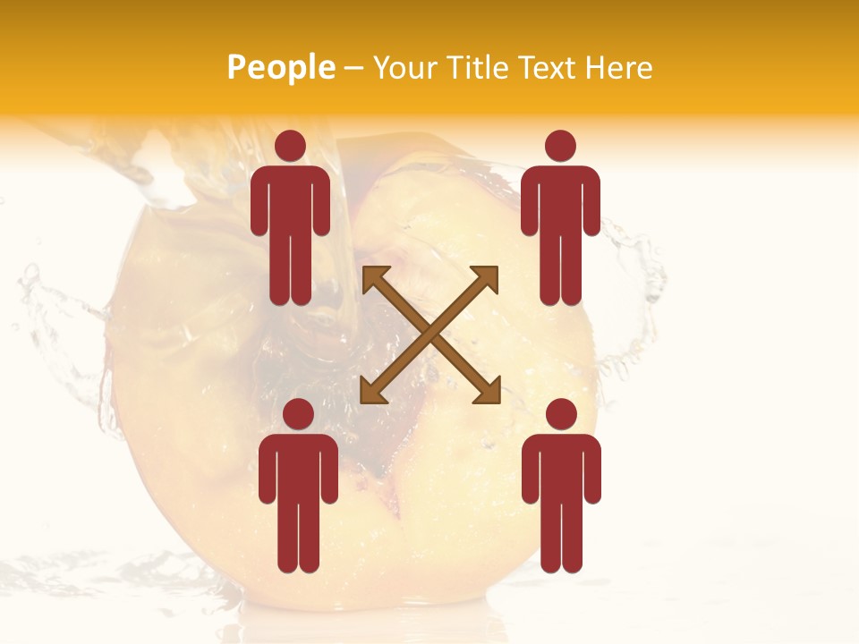 White Orange Colors PowerPoint Template