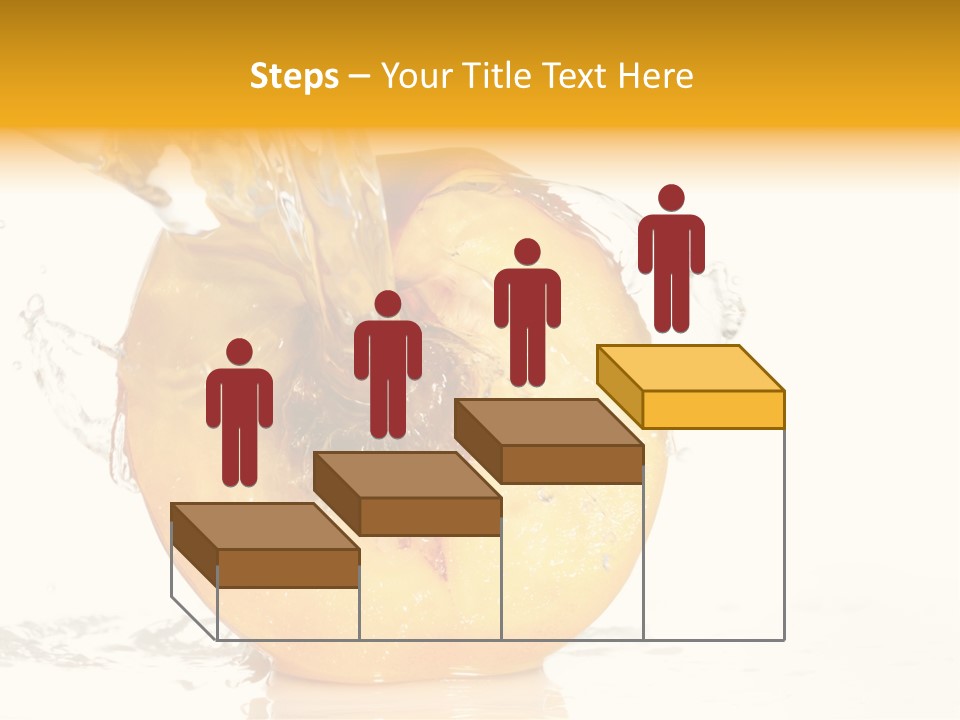 White Orange Colors PowerPoint Template