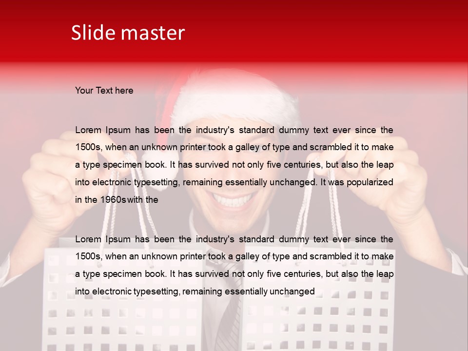 Attractive Men Person PowerPoint Template